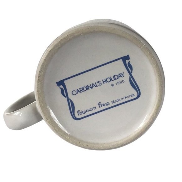 Vintage Cardinal’s Holiday 1990 Made in Korea Christmas Mug - Picture 7 of 9